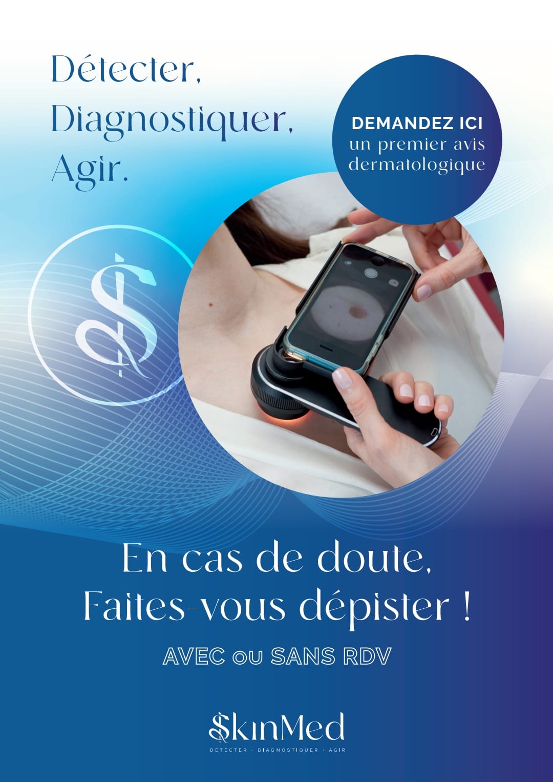 Affiche officielle dépistage cutané SkinMed